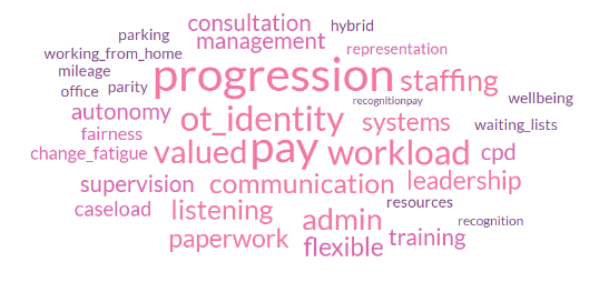 1 to 3 changes that your employer could make to encourage occupational therapists to stay at your current workplace