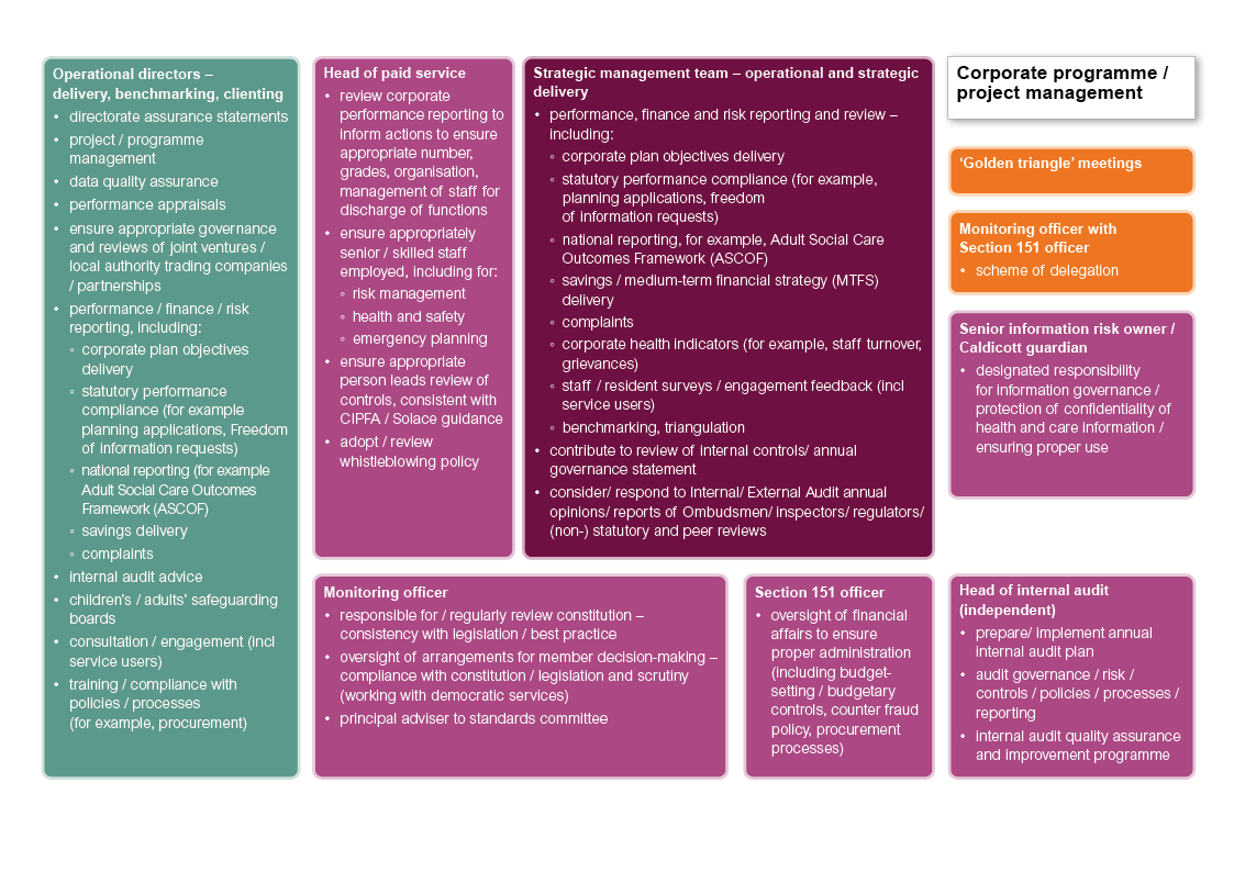 Roles of internal directors and officers in assuring their council
