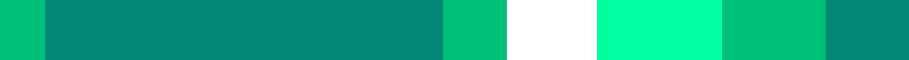 Decorative green banner