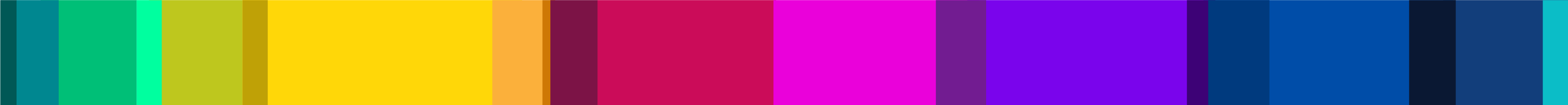 Decorative multicoloured banner