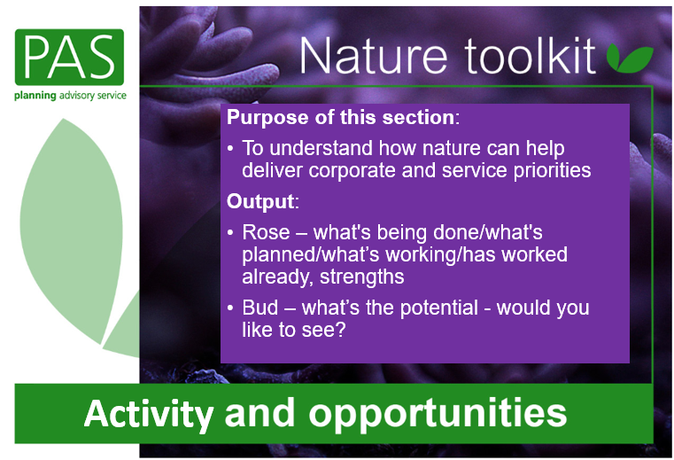 Image from toolkit slide-deck showing purpose of this section