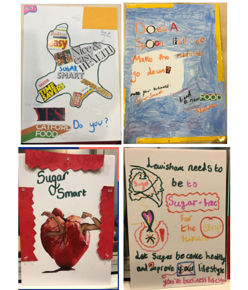 Lewisham Childhood Obesity Trailblazer Programme 5 posters from the campaign