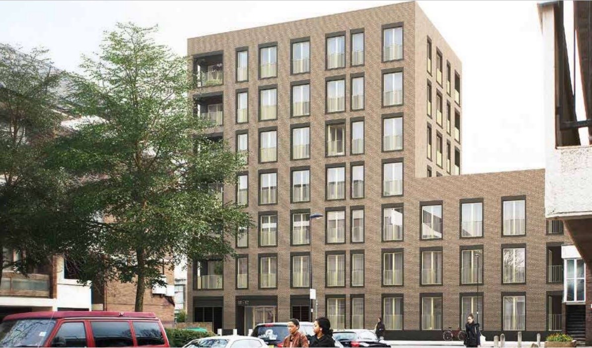 Image of Site B, Cottage Grove, a seven floor apartment building