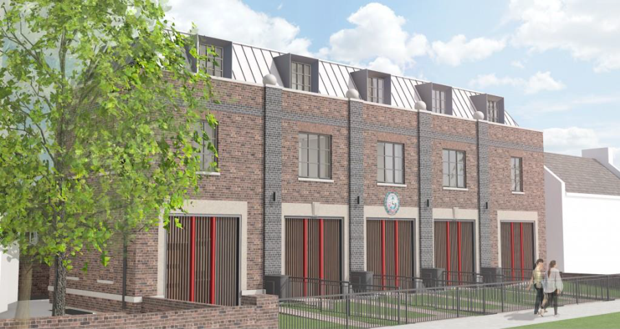 Proposed design for Allerton Fire Station