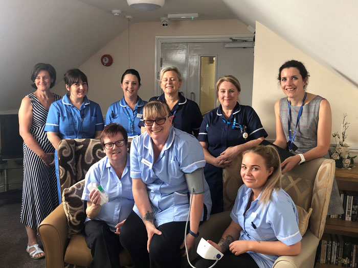 NHS and Care Home staff involved in the Health Call project