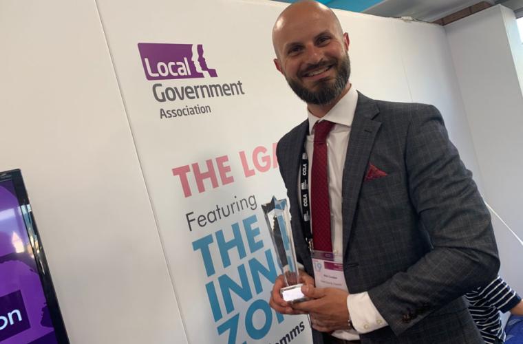 Rob Comber, winner of LG Challenge 2019