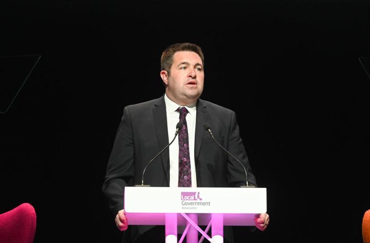 Shaun Davies at LGA conference 2023