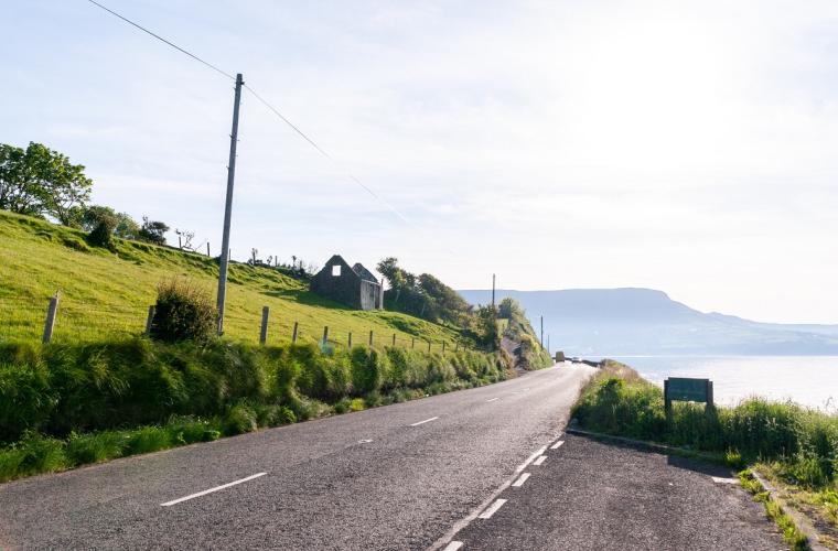 A road running through British countryside