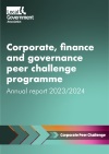 Corporate, finance and governance peer challenge programme annual report 2023/2024 thumbnail decorative