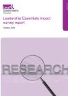 Evaluation of sector-led improvement: Leadership Essentials impact survey  - thumb 