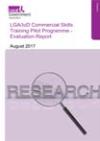 Evaluation of sector-led improvement: commercial skills training cover