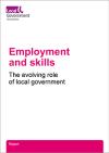 Employment and skills: The evolving role of local government title in pink and black text on a white sheet