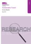 Sustainable travel survey July 2018 cover 
