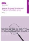 National Graduate Development Programme feedback survey