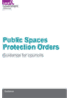 Public Spaces Protection Orders: Guidance for councils COVER