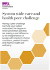 System wide care and health peer challenge COVER
