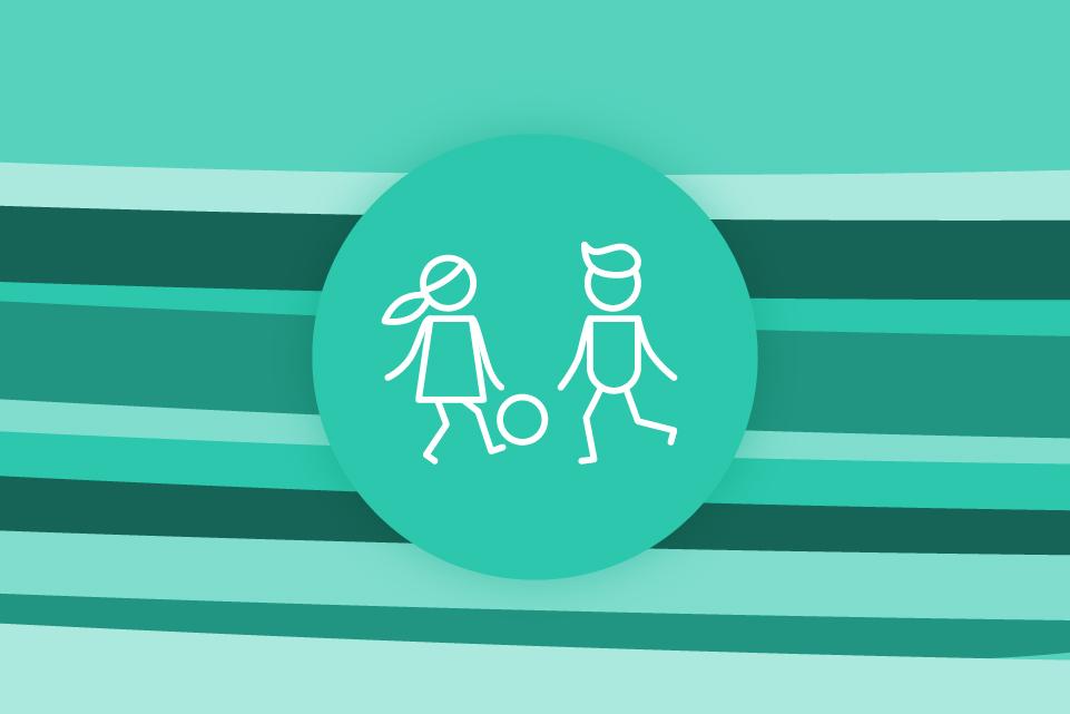LGA Healthy Futures 2020: illustration of children playing